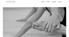 Desktop Screenshot of corporefisio.com